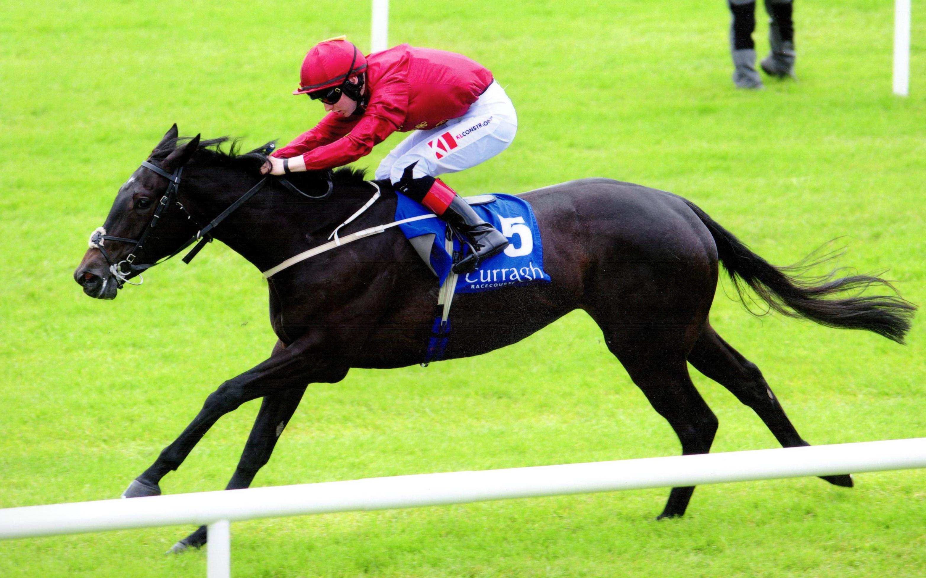 BLACK SAILS lands her maiden in fine style at The Curragh 20th May 2017